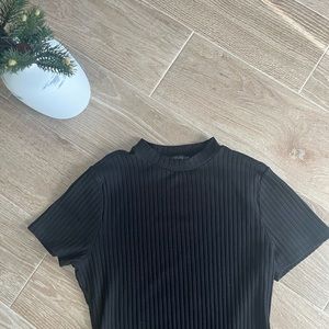 F21+ Black Sweater Mini Dress